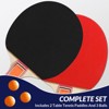 Zevemomo Portable Table Tennis Table, Foldable Ping Pong Game Set for Indoor/Outdoor,Ping Pong Table Top with Net,2 Paddles and 3 Balls,Playback Mode - 2 of 4