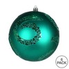 Vickerman Matte Sequin Swirl Ball Ornament - image 3 of 3