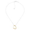 Silpada 'Love Letters' Sterling Silver with 14K Yellow Gold Plating Pendant Necklace, 16" + 2" - 3 of 4