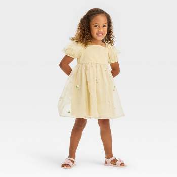 Toddler Girls' Audrey Camille Tutu Dress - Light Yellow