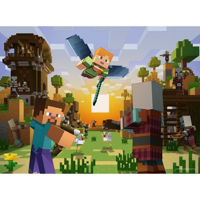 Ravensburger Minecraft Construction and Adventure Jigsaw Puzzle 150pc