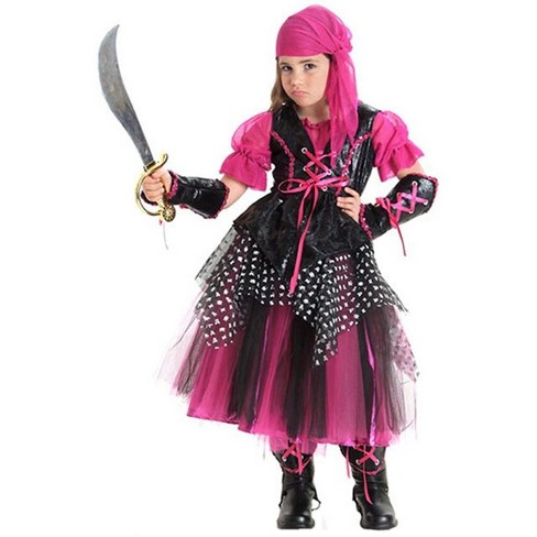 Girls' Caribbean Pirate Halloween Costume - Princess ...