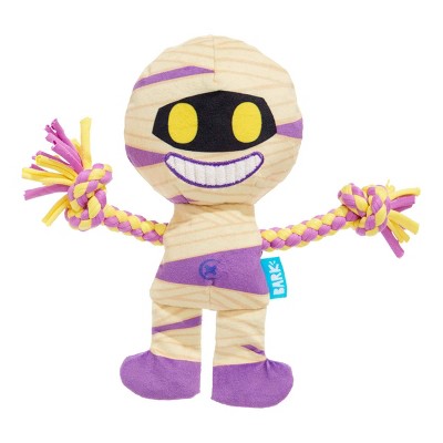 BARK Halloween King Tug Mummy Dog Plush Toy