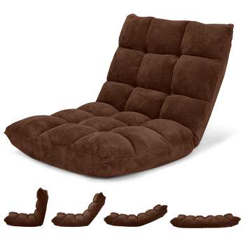 Birdrock Home Adjustable 14-position Memory Foam Floor Chair - Blue : Target