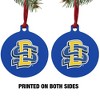 South Dakota State University Logo Aluminum Holiday Christmas Tree Ornament - 2 of 4