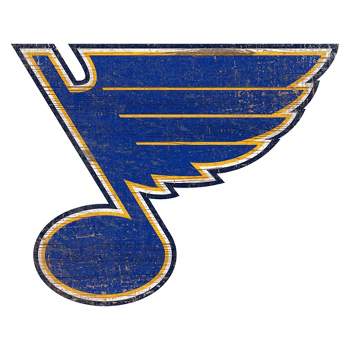 NHL St. Louis Blues Distressed Logo Cutout Sign