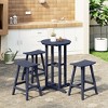 WestinTrends Malibu All Weather Hdpe Outdoor Patio Counter Height Bistro Set (4-Piece) - 2 of 4