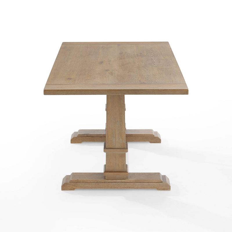Joanna Rectangle Dining Table Rustic Brown - Crosley, 5 of 14