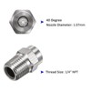 Unique Bargains Stainless Steel Durable Corrosion Resistant Pressure Washer Nozzles 5 Pcs - 4 of 4