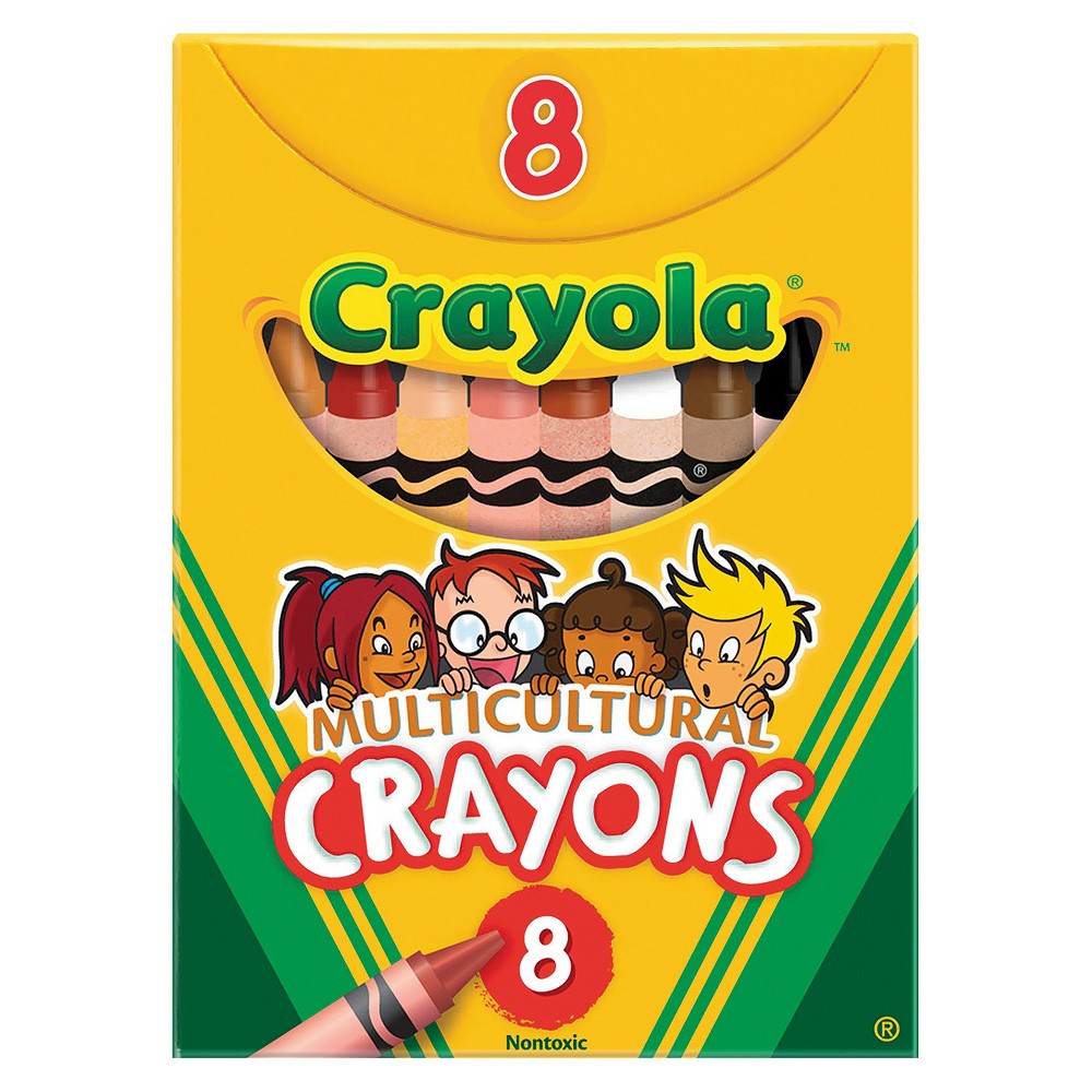 UPC 071662100803 product image for Crayola Multicultural Crayons 8ct | upcitemdb.com