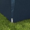 VisioGear 10'*19.5' Pop Up Canopy Tent with Sidewalls, Height Adjustable Party Tent, Event Shelter with Double Doors, Blue, 232.25"*117"*112.25" - 4 of 4