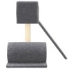 vidaXL Cat Tree Dark Grey Engineered wood, plush, sisal Medium - 4 of 4