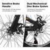 RISOKEYS 20 Inch Fat Tire 7 Speed Teenagers Mountain Bike,with Dual Disc Brakes & High Carbon Steel Frame,for Mountain,City Commuter,Black - 4 of 4