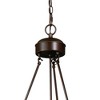 Vaxcel Bozeman 9 - Light Chandelier in  Burnished Bronze - 4 of 4