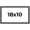 PosterPalooza | Slim Profile Brown Picture Frame - UV Acrylic, Backing Board, Hanging Hardware Included - 2 of 4