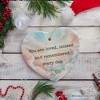 Loved, Missed, Remembered Every Day Ornament, Heartfelt Christmas Remembrance Keepsake| OrnamentallyYou - 4 of 4