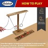 Bolaball Ring Toss Games for Adults, Yard Games, Outdoor Indoor Games, Wooden Hook and Ring Game, Home Party - 3 of 4