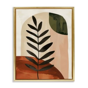 Stupell Industries Fern Strand Neutrals Black Framed Floater Canvas Wall Art - 1 of 4