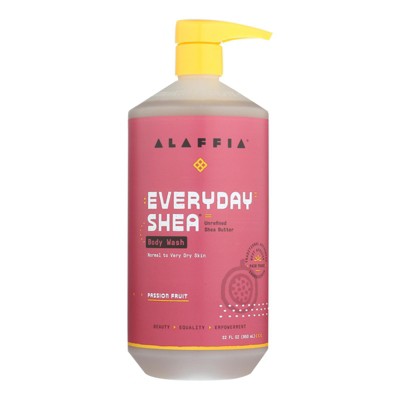 Alaffia Passion Fruit Everyday Shea Body Wash - 32 fz