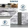 Acekool Modern Area Rug, Washable Low Pile Thin Soft Carpet for Living Room Bedroom Office, Easy Care, Non Slip - 4 of 4