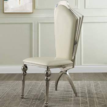 Cyrene 20" Dining Chairs Beige - Acme Furniture