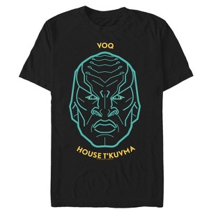 Men's Star Trek: Discovery Klingon Voq House T'Kuvma 2D Portrait T-Shirt - 1 of 4
