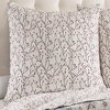 Holly Holiday Euro Sham Set of 2 White - Levtex Home - 2 of 3