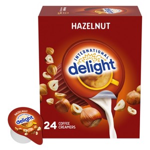 International Delight Hazelnut Coffee Creamer Singles - 24ct/0.44 fl oz - 1 of 4