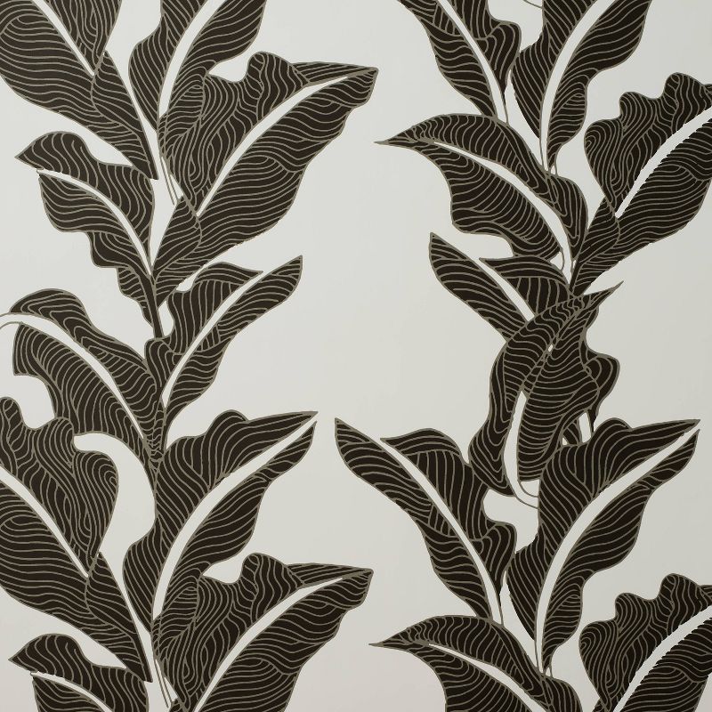 Botanical Leaf Peel and Stick Wallpaper Black/White - Opalhouse&#8482; designed with Jungalow&#8482;, 4 of 7