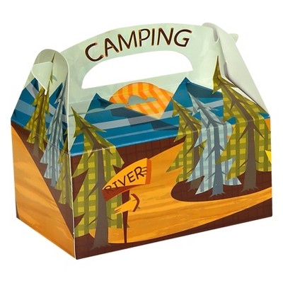 8 ct Let's Go Camping Favor Boxes