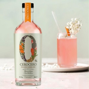 CeroCero Rhubarb, Ginger & Sea Buckthorn Non Alcoholic Gin - 1 of 4
