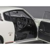 1973 Toyota Celica Liftback 2000GT (RA25) RHD (Right Hand Drive) White with Red and Black Stripes 1/18 Model Car by Autoart - 4 of 4