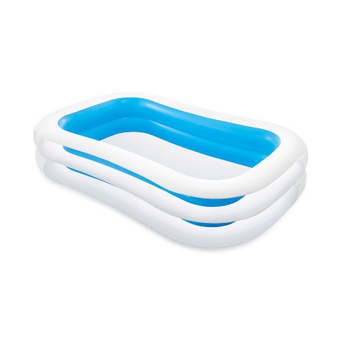 Intex 8.5ft x 5.75ft x 22in 198 Gallon Inflatable Family Swimming Pool, Blue - image 1 of 3