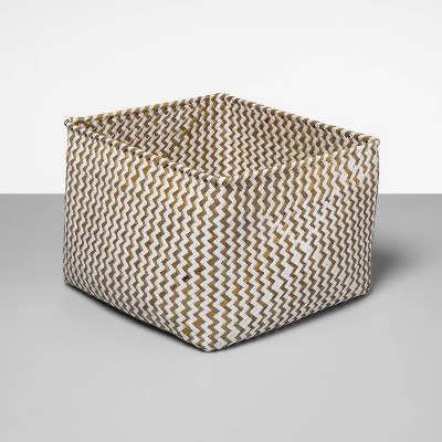 Palm Leaf Rectangular Decorative Baskets White - Opalhouse™