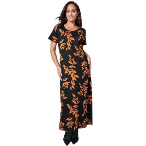 Jessica London Stretch Cotton T-Shirt Maxi Dress - 1 of 4