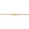 Black Bow Jewelry 1.2mm 14k Yellow Gold Round Snake Chain Necklace - 4 of 4