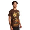 Scooby Doo Scooby Shaggy & Monsters Front & Back Art Men's Black Crew Neck Short Sleeve T-shirt - 2 of 4