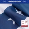 Yescom 1.5x3 Ft USA Pleated Fan Flag Half Fan Banner American Bunting Decoration 2 Pack - 4 of 4