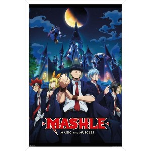 Trends International Mashle: Magic & Muscle (2023) - Castle Moonlight Key Art Framed Wall Poster Prints - 1 of 4