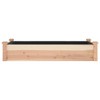 vidaXL Garden Raised Bed Natural wood Solid fir wood, Non-woven fabric - 47.2" x 23.6" x 9.8" Natural - 4 of 4