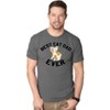 Mens Best Cat Dad Ever Funny Face T shirt Hilarious Pet Lover Graphic for Guys - Crazy Dog Men's T Shirt - 2 of 4