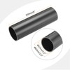 Unique Bargains Water Plumb DIY Crafts High Impact Rigid Round Pipes 8" Length ID 2.24" OD 2.48" Dark Grey - 2 of 4
