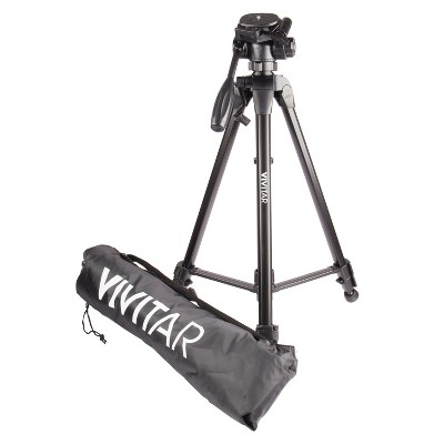 Vivitar® Professional Tripod with 3-Way Fluid Pan Head
