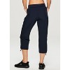 RBX Active Women's Relaxed Lightweight Woven Cargo Capri Pant - 3 of 4