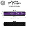 Big Dot of Happiness Purple Grad - Best is Yet to Come - Purple Graduation Party Favors and Cupcake Kit - Fabulous Favor Party Pack - 100 Pieces - 3 of 4