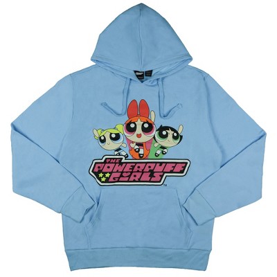 Seven Times Six The Powerpuff Girls Hoodie Women's Character Logo Pullover Sweatshirt