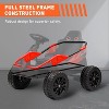 24V Ride On Toy for Big Kids, 4x85W 6MPH Ride On UTV Car w/Parent Remote - 4 of 4