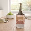 Menina Lisboa Terracotta Color Block Stripes Wine Chiller - 2 of 2