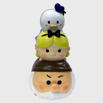 Disney 10" Tsum Tsum Resin Garden Statue With Grumpy, Alice And Donald Duck