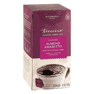 Teeccino Herbal Tea - Almond Amaretto - 25 Tea Bags - Rich & Roasted Herbal Tea That's Caffeine Free & Prebiotic for Natural Energy - 1 of 4